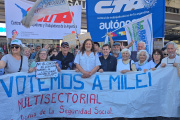 Jubilados volvieron a marchar frente al Congreso de la Nación