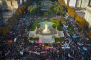 A 10 años del primer #NiUnaMenos, la CTA movilizó al Congreso: “unimos todas las luchas”