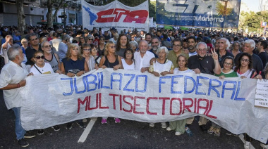 La CTA marchó en defensa de los jubilados y contra el acuerdo con el FMI