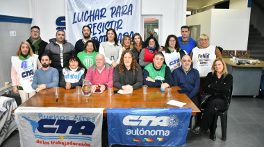 Las CTA bonaerenses movilizan con todas sus organizaciones al ministerio de Economía