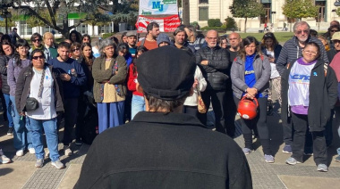 Concentración en el marco de la Jornada nacional de lucha de la CTA