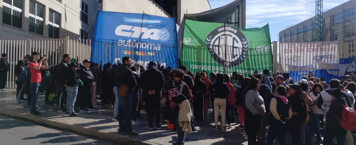 Jornada de Lucha por la libertad y desprocesamiento del secretario General de la CTAA y ATE Córdoba