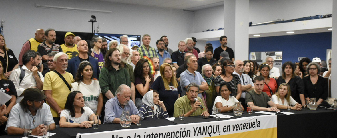 Declaración ante la agresión a Venezuela y la complicidad del gobierno argentino