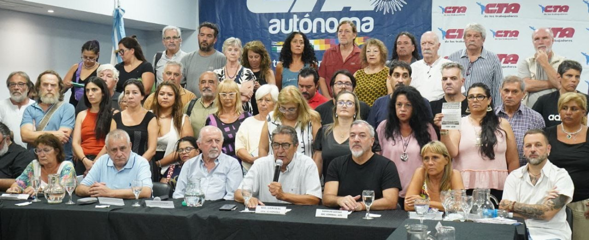Las CTA convocan a un paro nacional con movilización cuando se trate la reforma laboral
