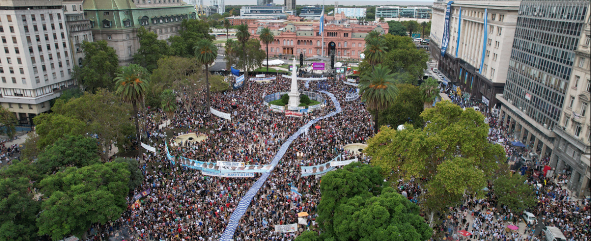 El pueblo argentino se movilizó por memoria, verdad y justicia