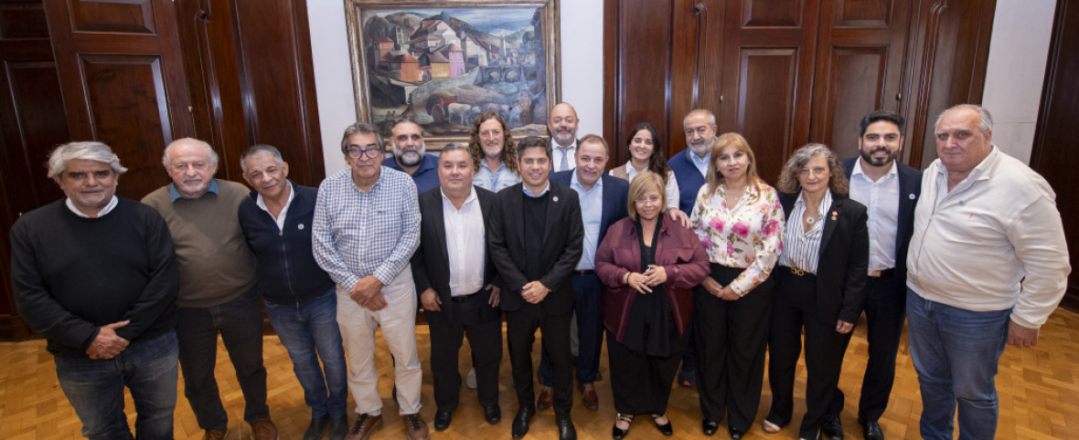 Reunión con Kicillof y autoridades de distintas provincias contra la Reforma Laboral