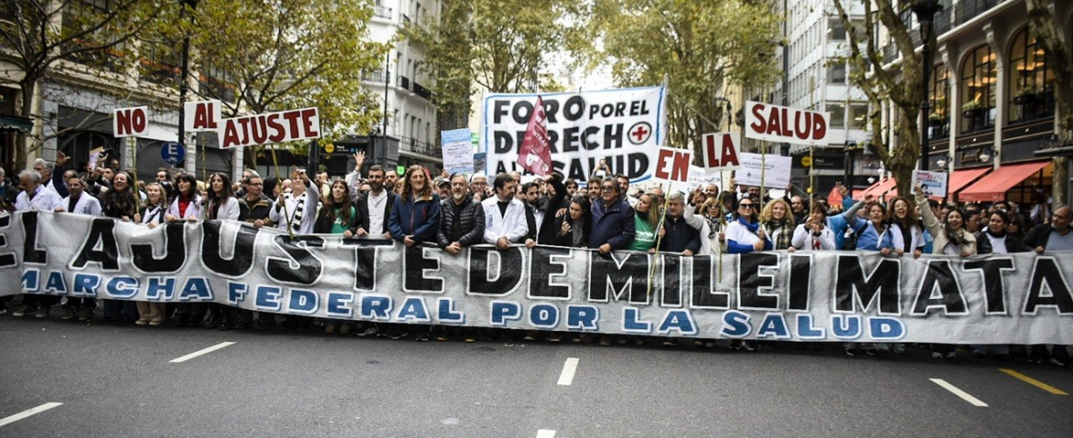 Histórica movilización por la salud pública