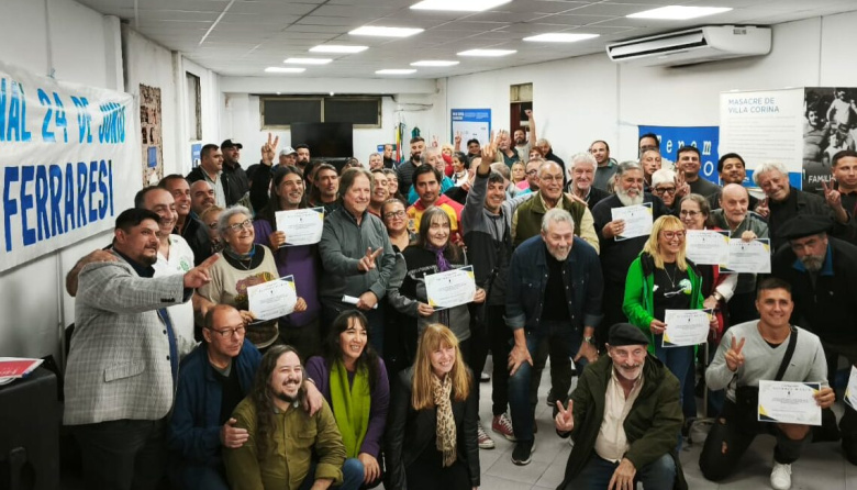 Homenaje a trabajadores detenidos desaparecidos