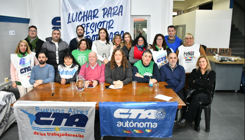 Las CTA bonaerenses movilizan con todas sus organizaciones al ministerio de Economía