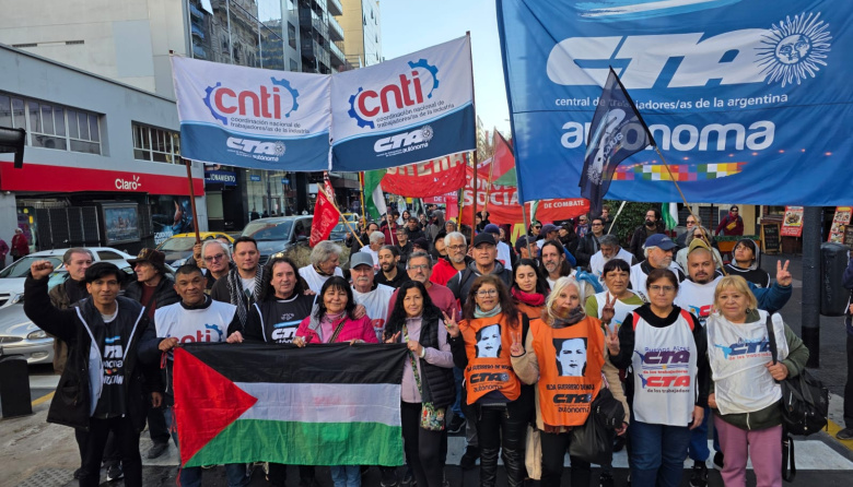 Jornada nacional en solidaridad con el pueblo palestino