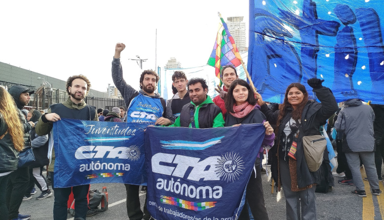 Las Juventudes de la CTA se manifestaron contra las declaraciones del futuro embajador norteamericano