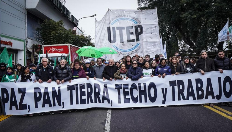La CTA Bonaerense presente en la movilización de San Cayetano