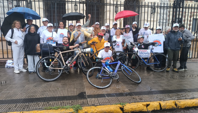 Bicicleteada “por la soberanía” desde La Plata al Puerto de Quequén