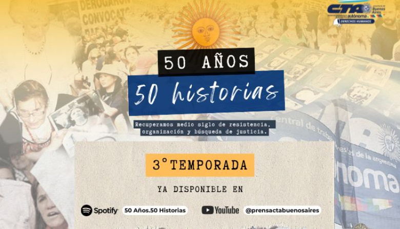 Ya se puede ver la tercera temporada de “50 años. 50 historias”