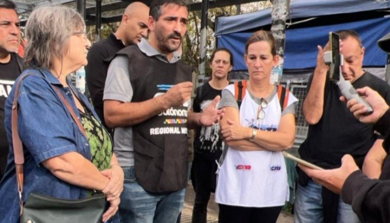 Segunda jornada de acciones en repudio a la presencia de tropas estadounidenses en Moreno