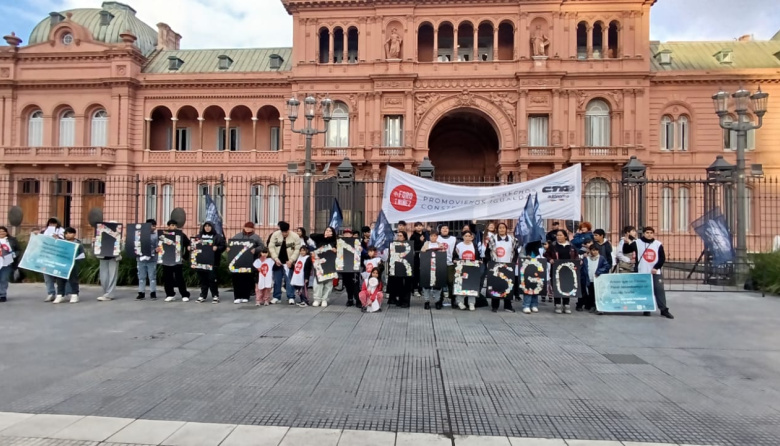 Pibas y pibes protagonizaron Jornada Nacional de Acción por la Niñez
