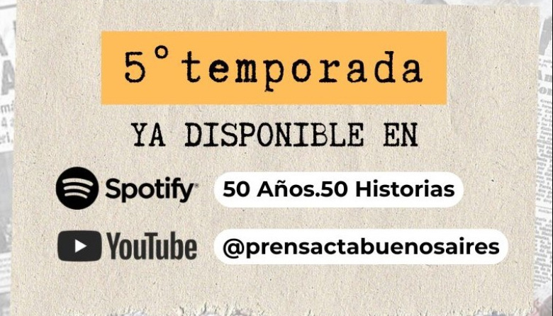 Ya salió la 5ta temporada de “50 Años. 50 Historias”