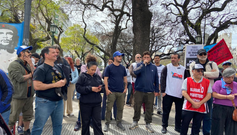 La FeNaT se movilizó contra el ajuste y la entrega