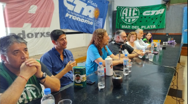 Plenario de unidad de las CTA en Mar del Plata