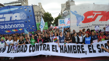 Día Internacional de la Mujer Trabajadora: la CTA movilizó en el Bloque Sindical