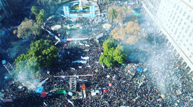 La CTA se movilizó en defensa de la democracia