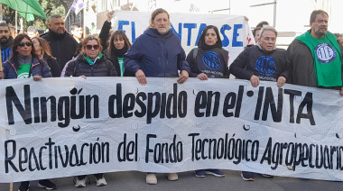 La CTA se movilizó al Ministerio de Desregulación por trabajo digno y salarios justos