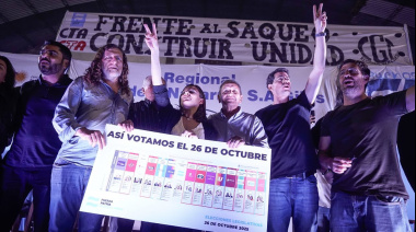 Multitudinario acto en Mercedes de Fuerza Patria