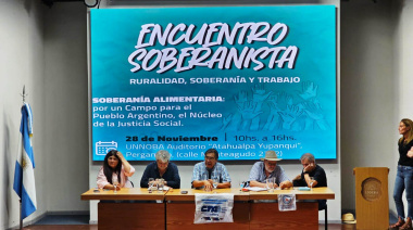 Pergamino: Encuentro Soberanista sobre ruralidad y trabajo