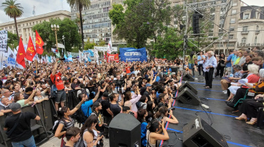 La CTA concentró en Plaza de Mayo y reivindicó los derechos de la clase trabajadora
