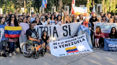 Movilización en contra de la invasión en Venezuela