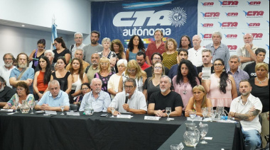 Las CTA convocan a un paro nacional con movilización cuando se trate la reforma laboral