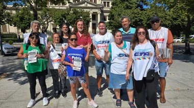 Jornada de volanteada en todo el territorio bonaerense en la previa al paro y la movilización de este miércoles 11