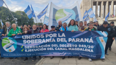 Rechazo a la privatización de la Vía Troncal Paraná - Paraguay