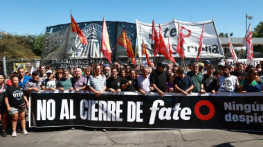 Las CTA presentes en el abrazo a FATE 