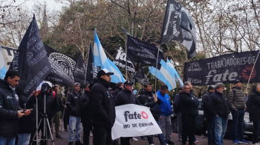 La CTA acompañó el reclamo de los trabajadores de FATE contra las imputaciones de la Justicia