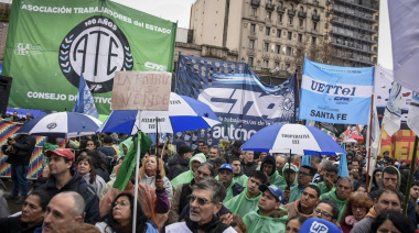 La CTA Autónoma bonaerense se movilizó en defensa de la soberanía y contra la entrega del territorio
