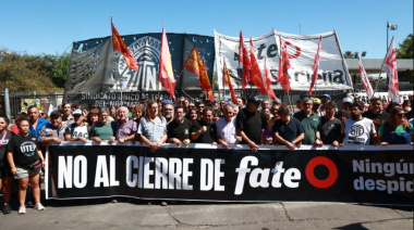 La CTA bonaerense repudia la orden de desalojo de FATE