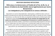 Las CTA repudiaron el ataque de Milei a la institucionalidad del gobierno de Axel Kicillof