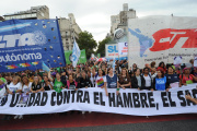 Día Internacional de la Mujer Trabajadora: la CTA movilizó en el Bloque Sindical