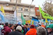 La CTA local movilizó por la homologación de las paritarias
