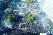 La CTA se movilizó en defensa de la democracia