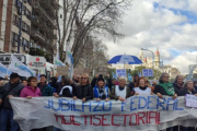 Las CTAs se movilizaron contra los veto de Milei