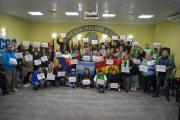 Acto en solidaridad con el pueblo boliviano
