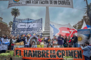 Movilización y acto en Plaza de Mayo junto a la Mesa Ecuménica 