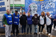 Protesta de organizaciones sociales en el centro de Quilmes