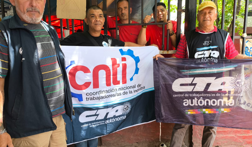 La CTA respalda la lucha de los trabajadores de Lustramax