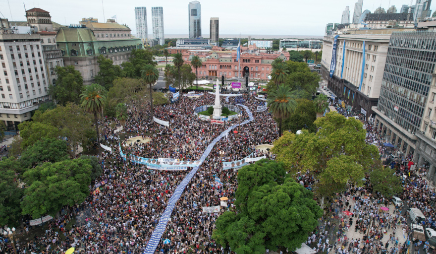 El pueblo argentino se movilizó por memoria, verdad y justicia